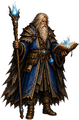 Wizard class portrait